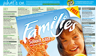 Example pages of Families Solent East issue 23